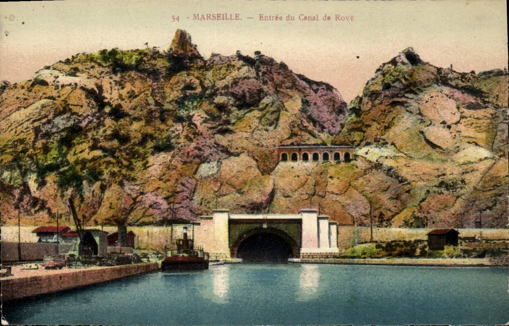 Marselha — Entrada do Canal de Rove — Éd. La Chrographe, n° 54 - Frente