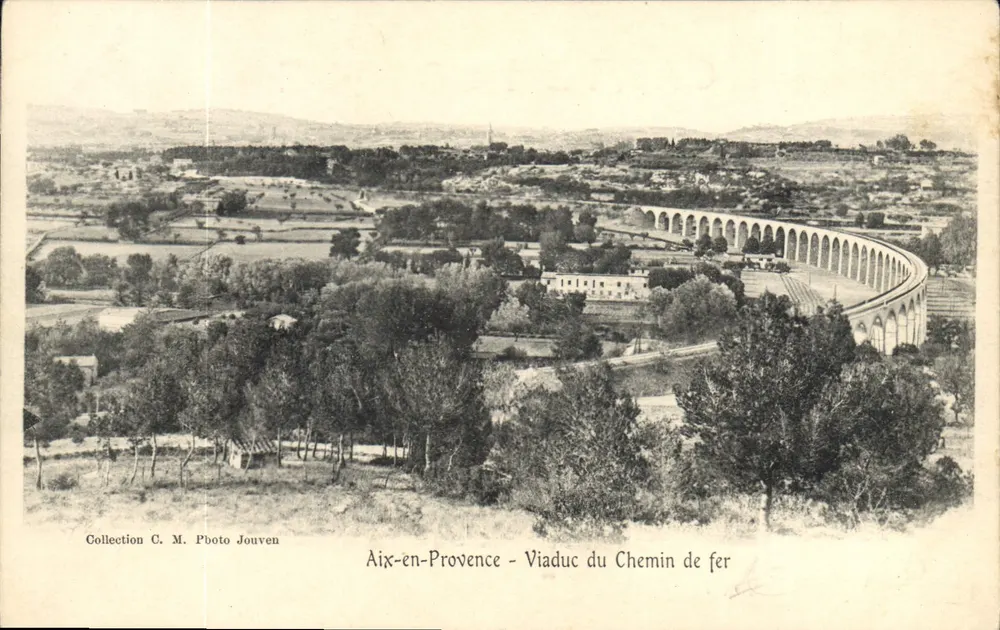 Aix-en-Provence — Viadotto del Chemin de fer — Foto Jouven - Recto