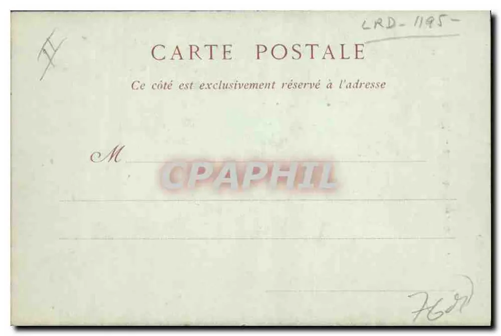 Les Baux — Rue des Fours und das Schloss — Collections ND. Phot. - Rückseite