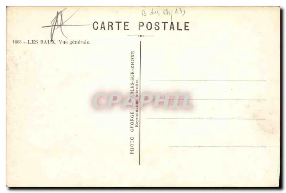 Les Baux-sur-Rhône — Vista geral — Foto George - Verso