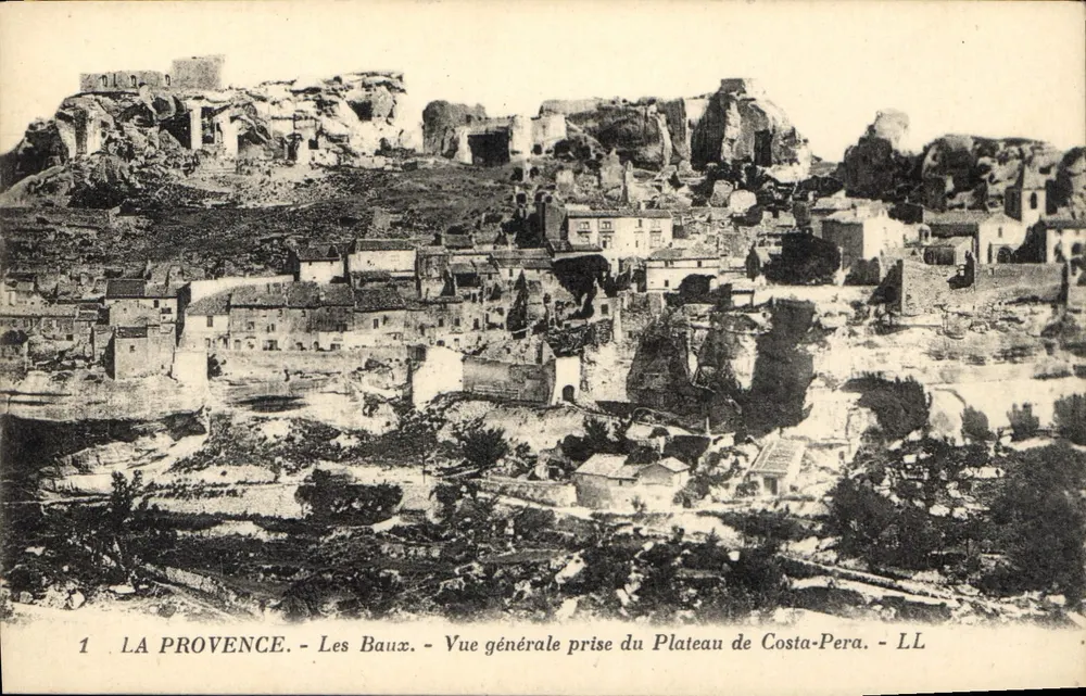 Les Baux - Allgemeiner Blick vom Plateau de Costa-Pera - LL - Vorderseite