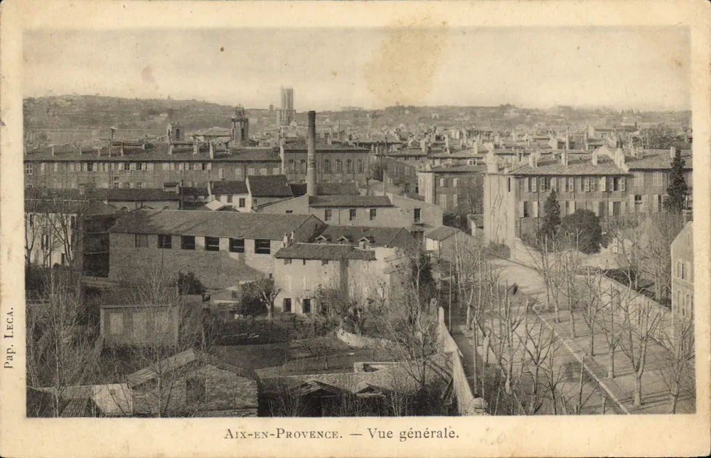 Aix-en-Provence — Vista geral — Pap. Leca - Frente