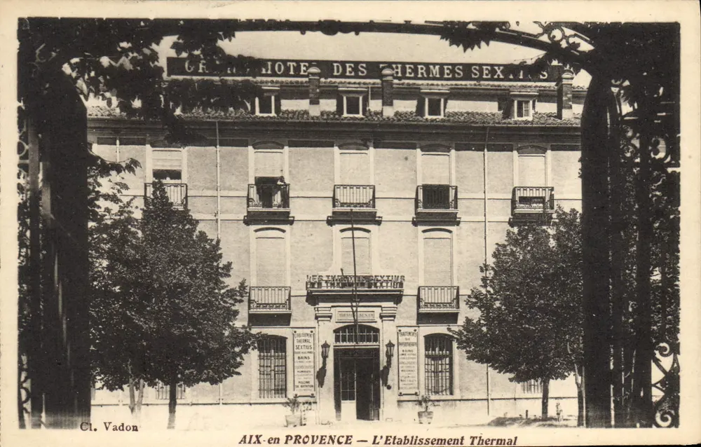 AIX-en-PROVENCE — O Estabelecimento Termal — Cl. Vadon - Frente