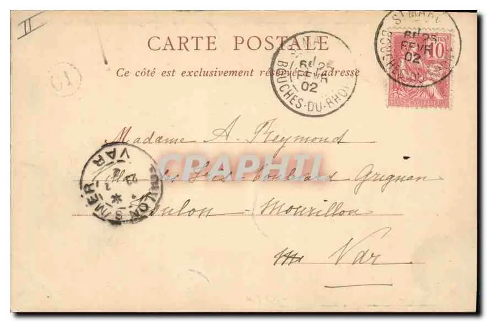 Les Baux — Pavillon der Königin Jeanne — ND Phot - Rückseite