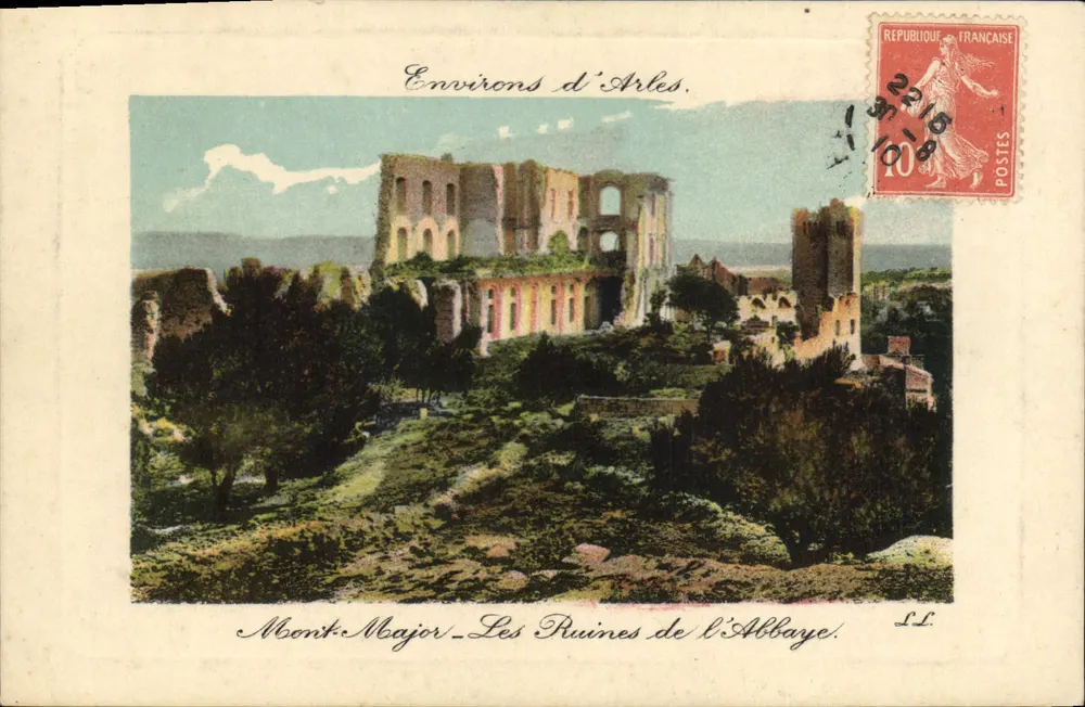 Mont-Major — Las Ruinas de l'Albâye — Alrededores de Arles - Anverso