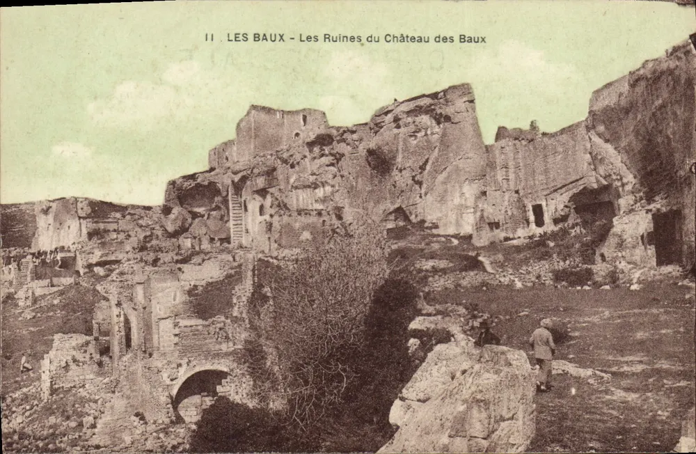 Les Baux - Les Ruines du Château des Baux — Éditeur non identifié, n° de série II - Recto