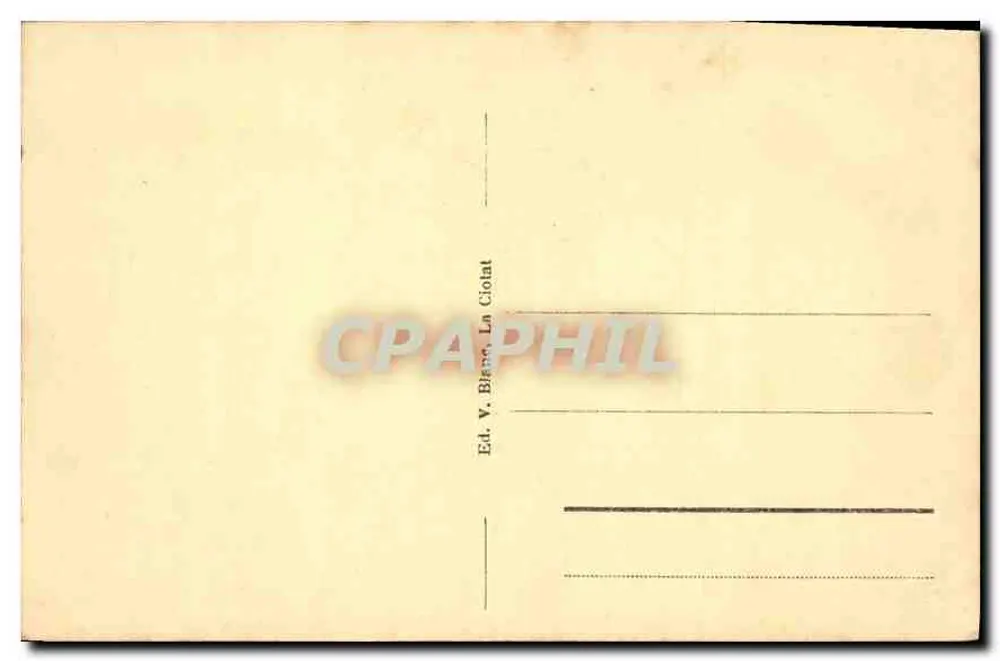 La Ciotat - The Eagle's Beak — Publisher V. Bierne, n°23 - Back
