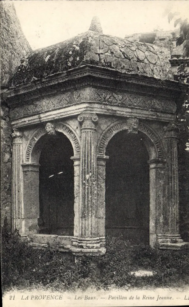Les Baux - Pavillon der Königin Jeanne — Provence - Vorderseite
