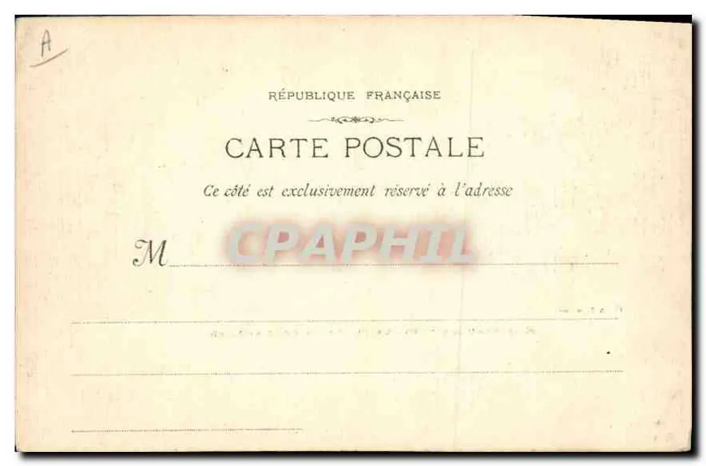 Roquefeuil - A varanda no estabelecimento Arquier — 500 — editor anônimo - Verso
