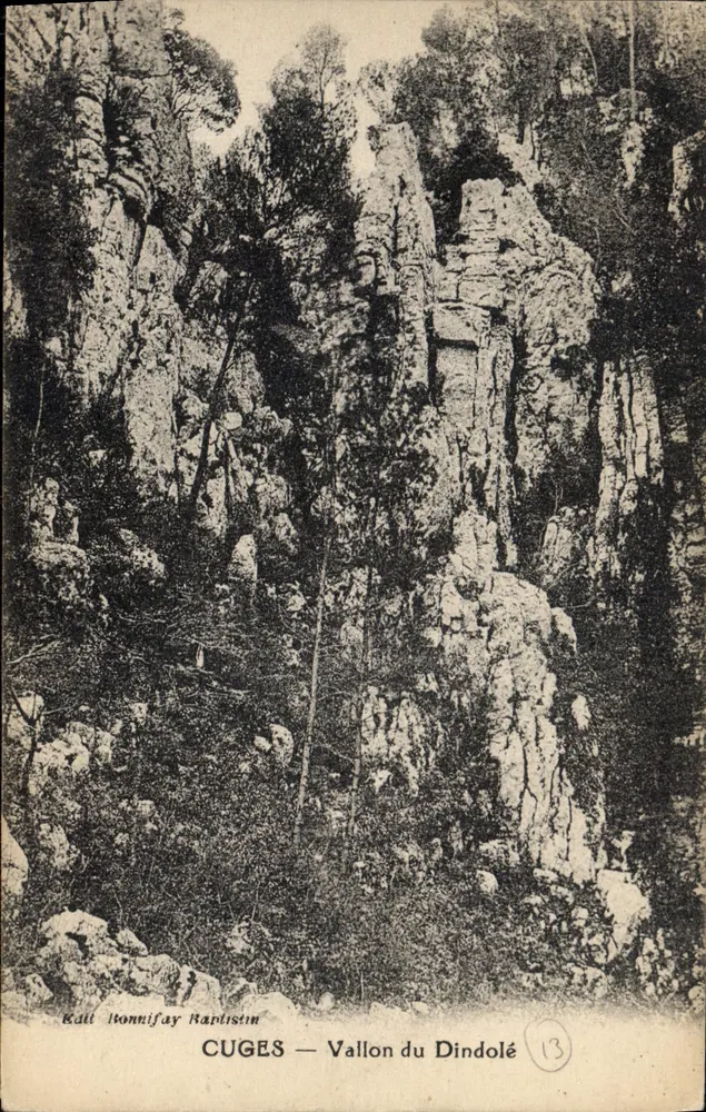 CUGES — Vallon du Dindolé — Kalt Ronnifay Baptistin - Frente