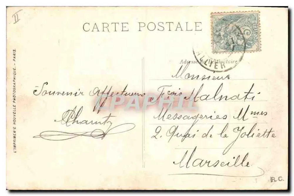 Vichy — Fachada do Casino — LL. n°19 - Verso