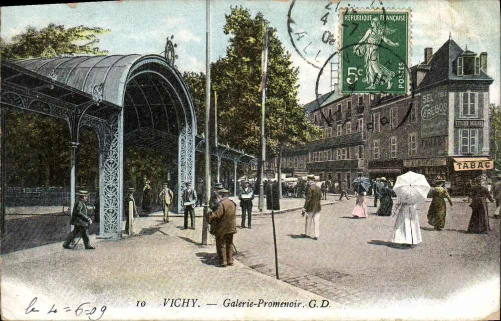 Vichy — Galerie-Promenoir — G.D. - Recto