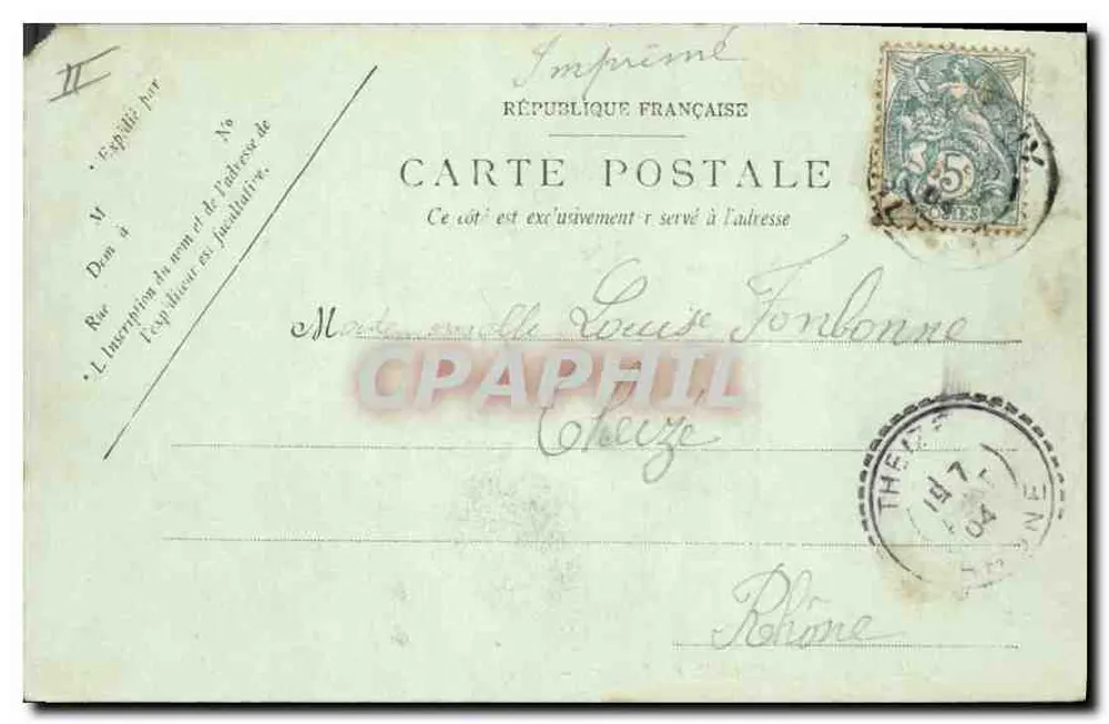 Vichy — La Nouvelle Passerelle sur l'Allier — LL - Verso