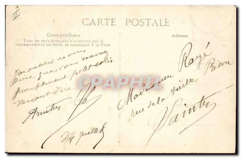 Vichy — Uma Avenida do Novo Parque — VD C, n° 2831 - Verso