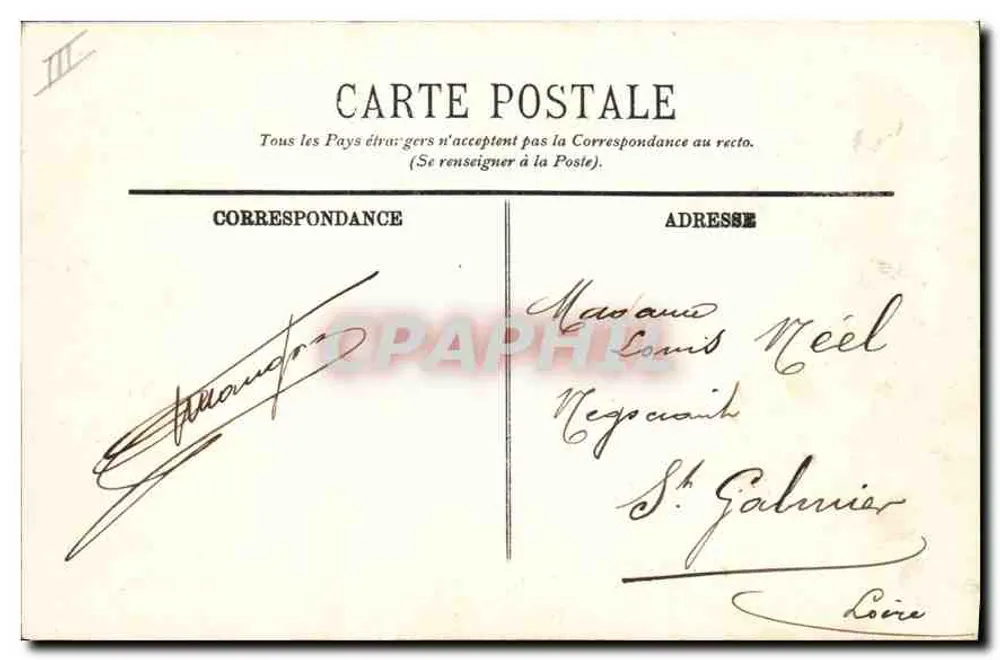Vichy — Un Rincón de la Allée Couverte — LL. n°303 - Reverso
