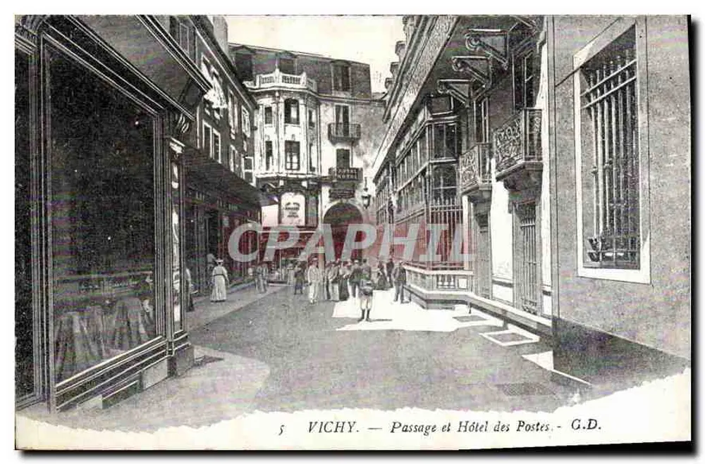 Vichy — Przejście i Biuro Pocztowe — G.D. - Awers