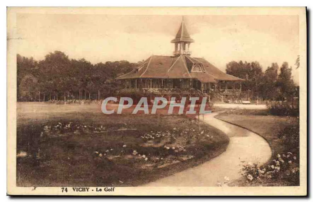 Vichy - O Golfe — editor Livraria do Casino, Vichy, n°74 - Frente