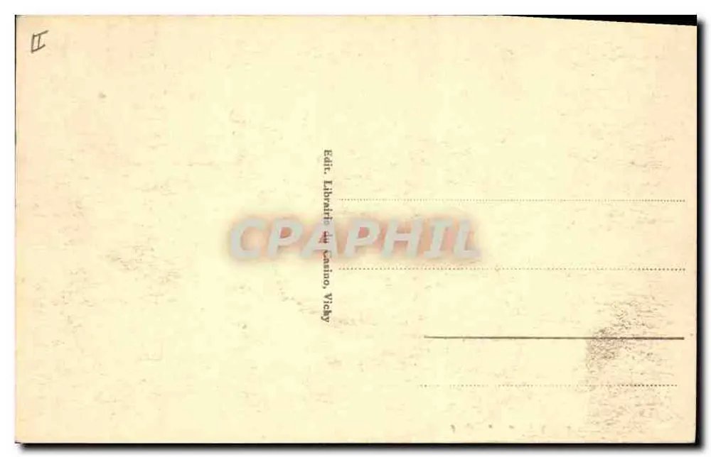 Vichy - O Golfe — editor Livraria do Casino, Vichy, n°74 - Verso