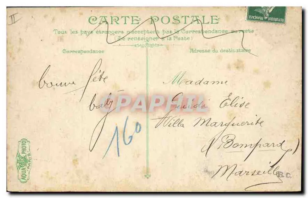 Vichy, o salão do Casino — editor AQUA-LIC PHOTO, Paris, n°22 - Verso
