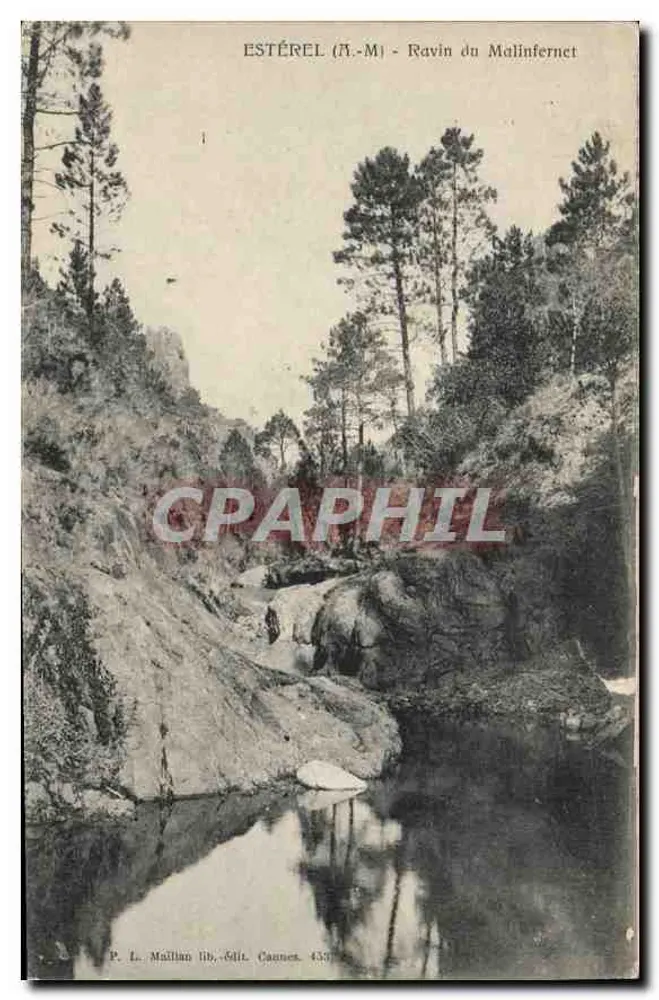 Estérel (M.-M) - Ravin do Malinfernent — P. L. Mallian lib., Cannes, n°439 - Frente