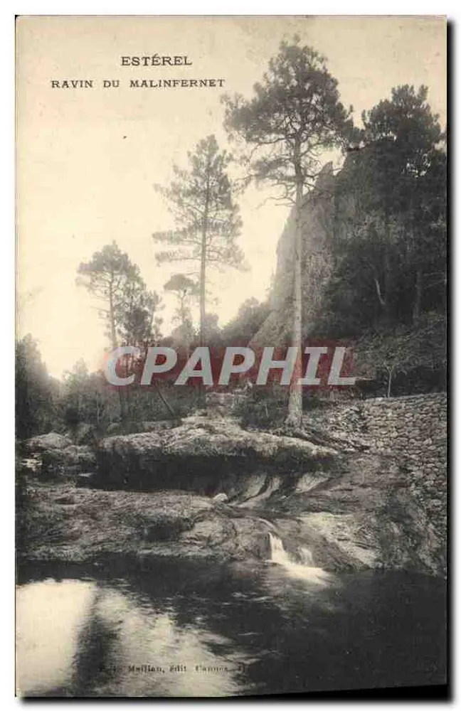 Estérel — Ravin do Malinfernet — Ed. Mallien, Ed. Cannes - Frente