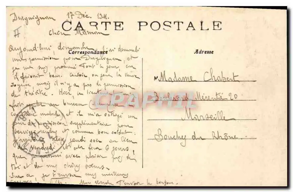 L'ESTÉREL — O Malinfernet — A. Bandieri, fot., St-Bagnol - Verso