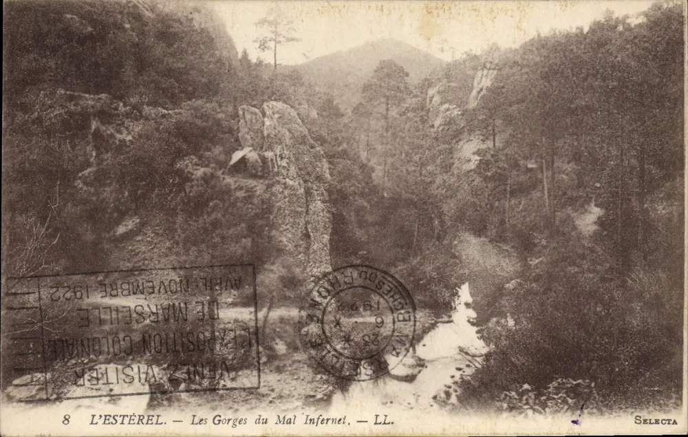 L'ESTÉREL — As Gorges do Mal Infernal — LL. — Selecta - Frente