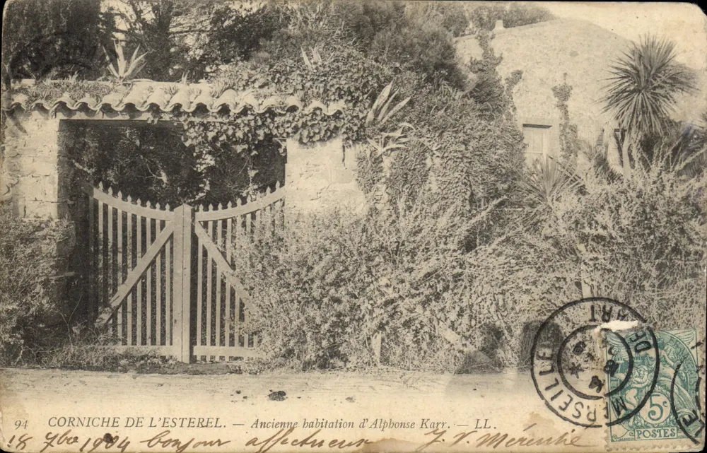 Corniche de l'Esterel — Ancienne habitation d'Alphonse Karry — LL. n°94 - Frente