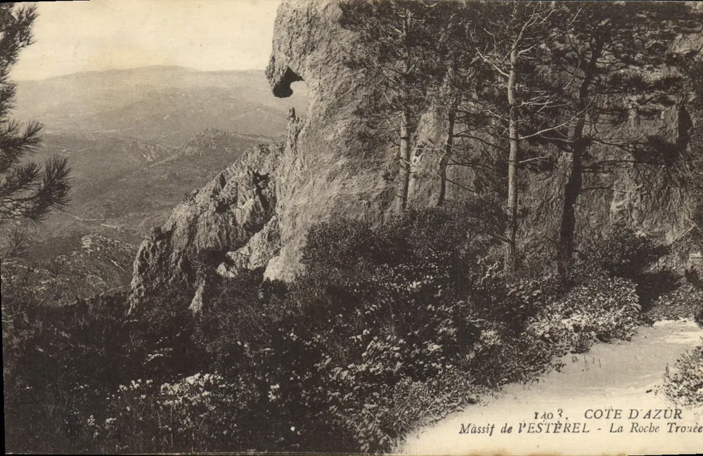 Massif de l'Estérel - La Roche Trouée — Côte d'Azur, n°1403 - Frente