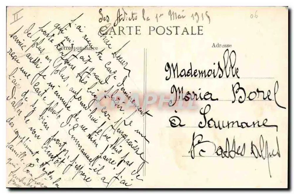Massif de l'Estérel — A Roche Trouée — Paul Vasseur, editor — Nice - Verso