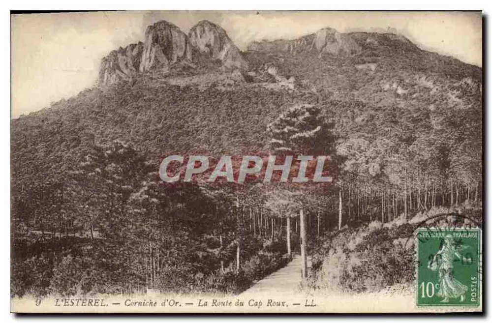 L'ESTEREL — Corniche d'Ouro — A Estrada do Cabo Roxo — LL - Frente