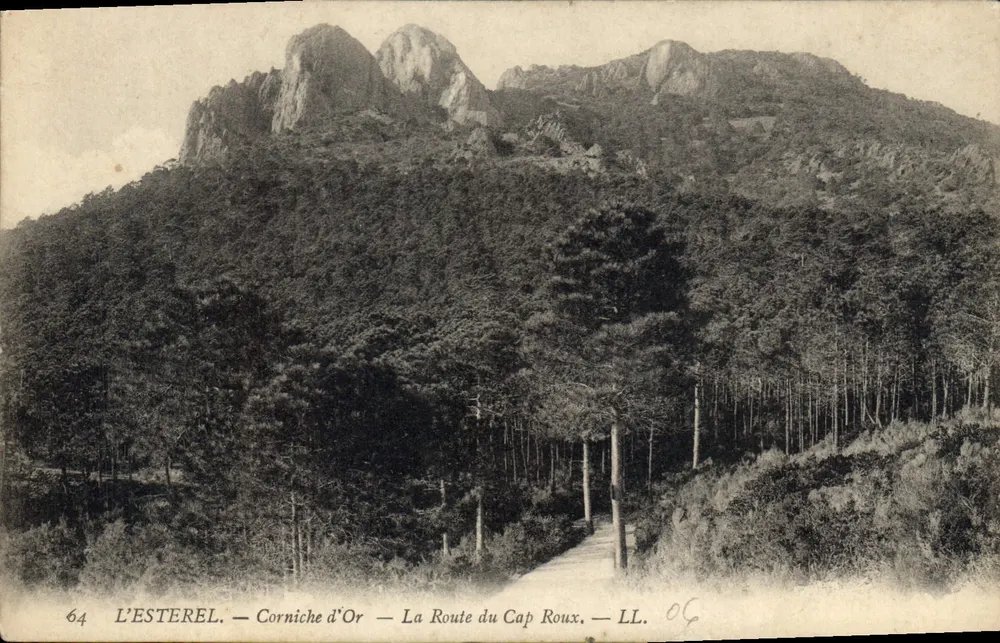 L'ESTEREL — Corniche d'Or — A Estrada do Cap Roux — LL. — n°64 - Frente