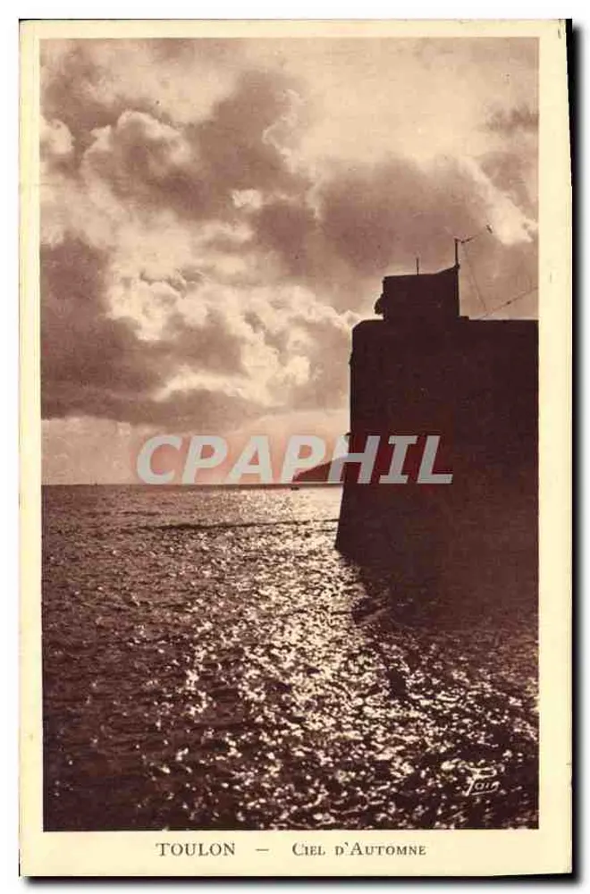 Toulon — Vista de Outono — Editor P. Fain, n° 230 - Frente
