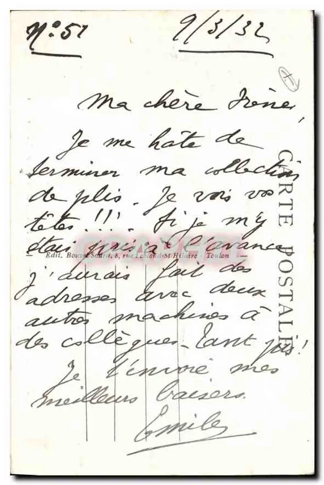 Toulon — Monument de la Fédération — Edit. B.S. n°112 - Reverso