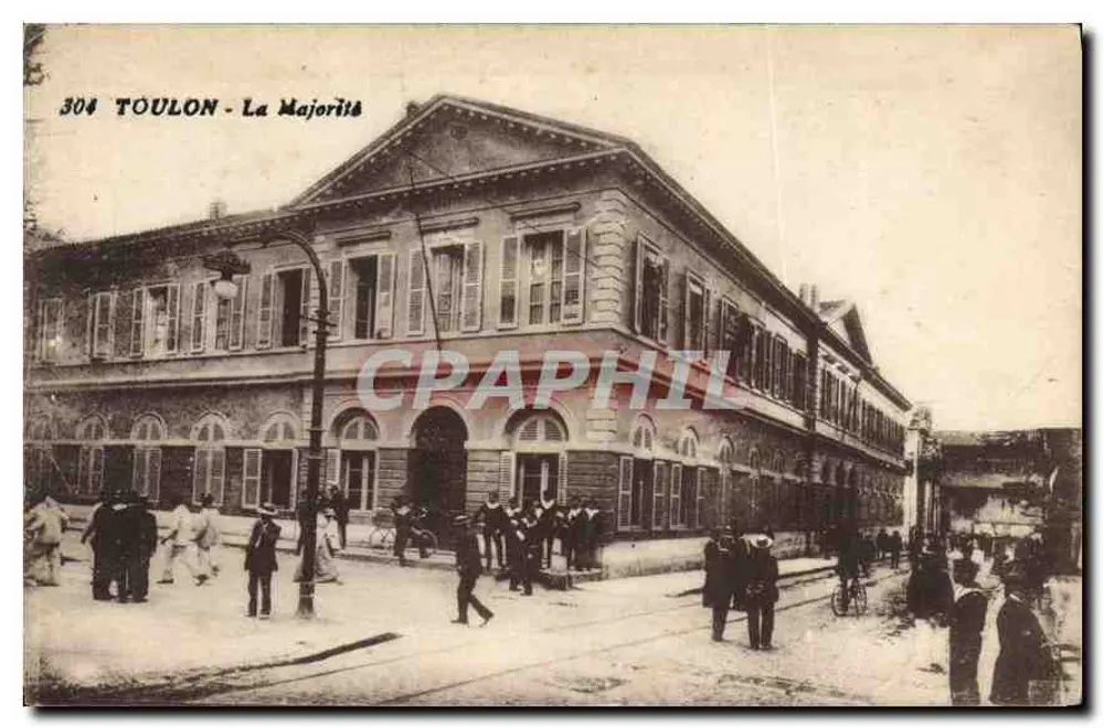 Toulon - A Prefeitura — editor desconhecido, n° de série 304 - Frente