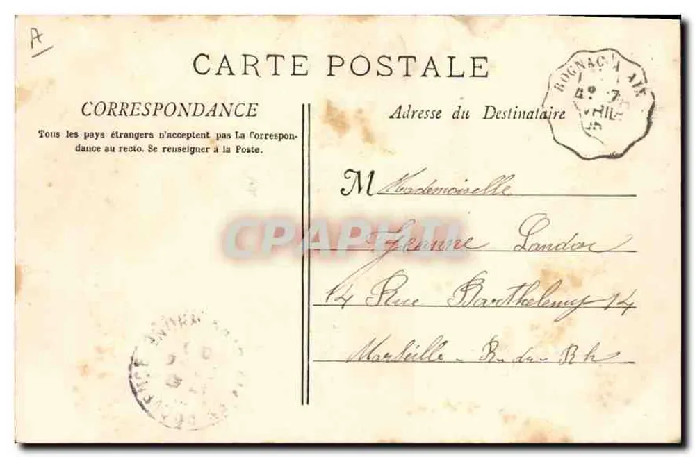 Roquefavour — Vista Geral — Fototipia E. Lacour, Marselha, n° 2461 - Verso