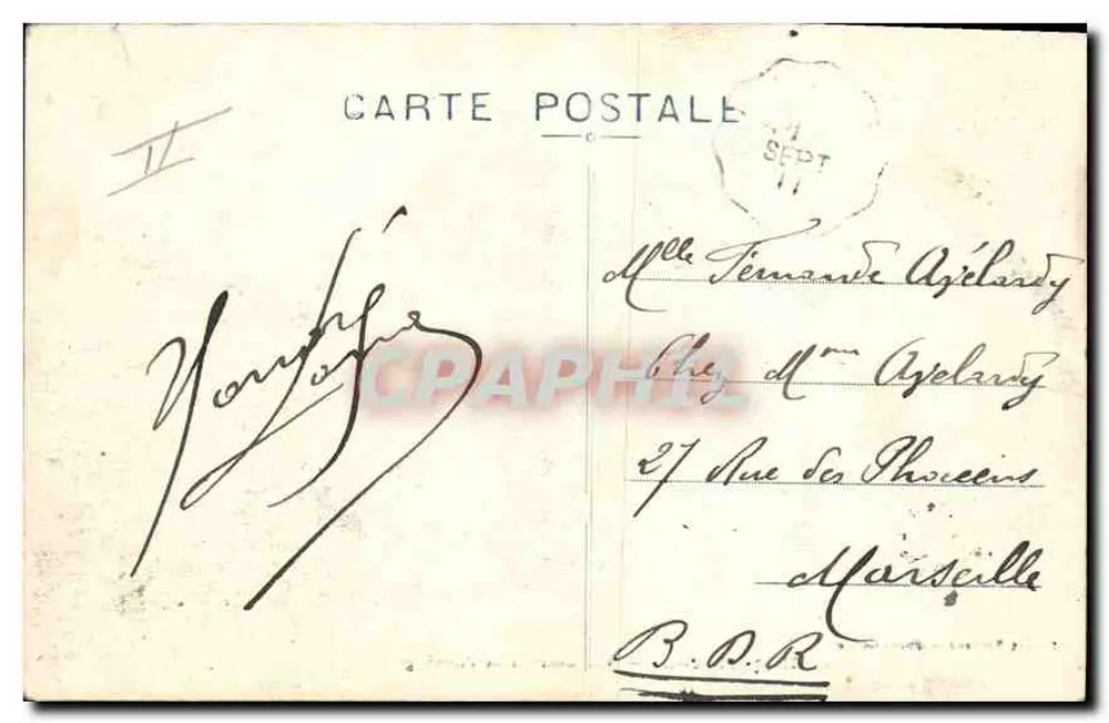 Roquefavour — Ogólny widok klasztoru — Wydawnictwo Bertrand — Fotografia Garniera - Rewers