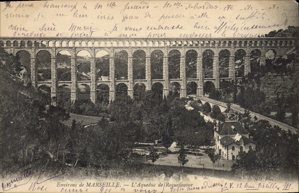 Arredores de MARSEILLE — O Aqueduto de Roquefavour — N°12, Pha - Frente