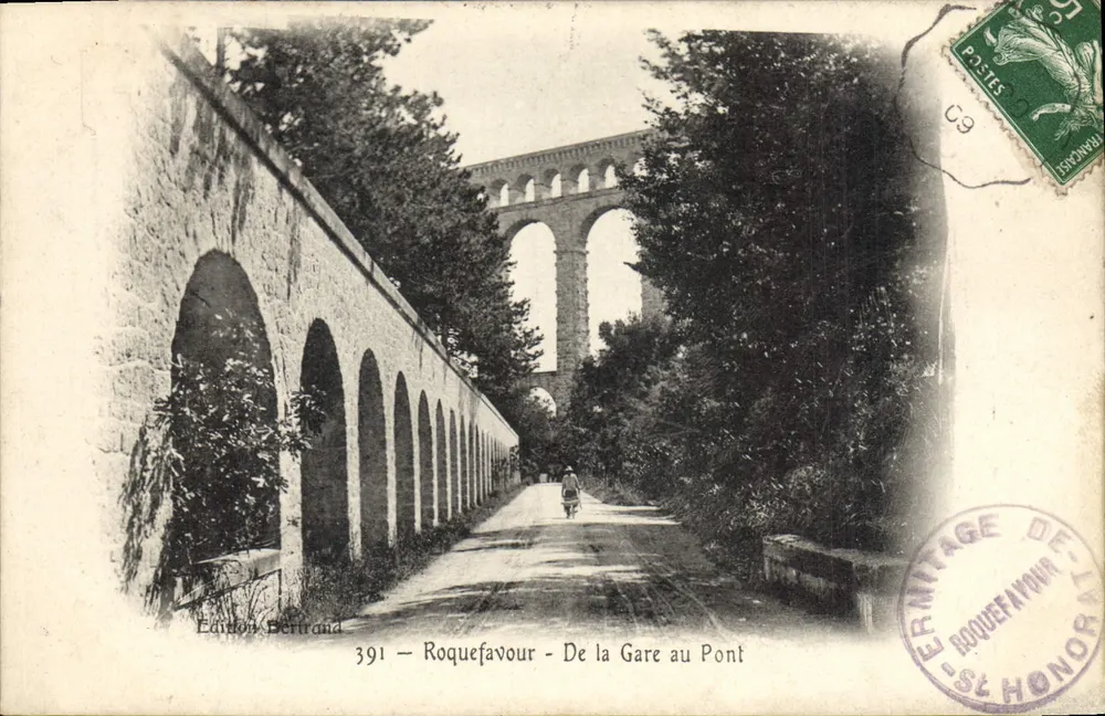Roquefeuil - From the Station to the Bridge — Bertrand Edition, n°391 - Front