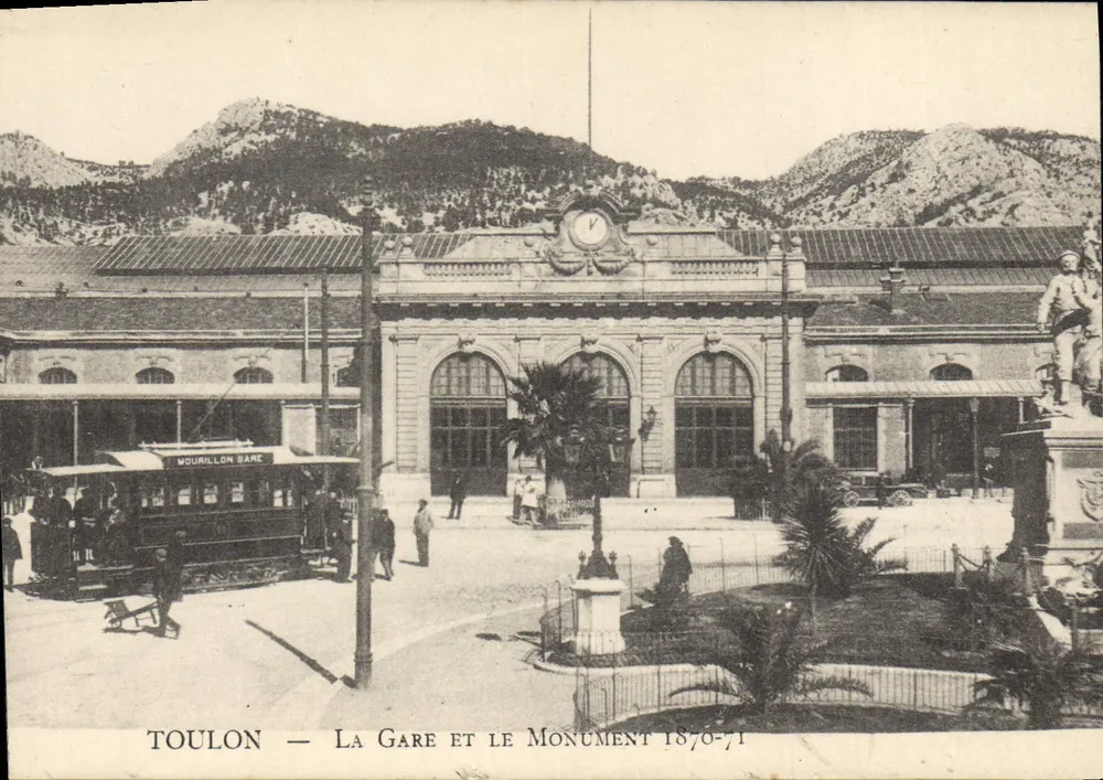 Toulon — Die Station und das Denkmal 1870-71 — Mourillon Bare - Vorderseite