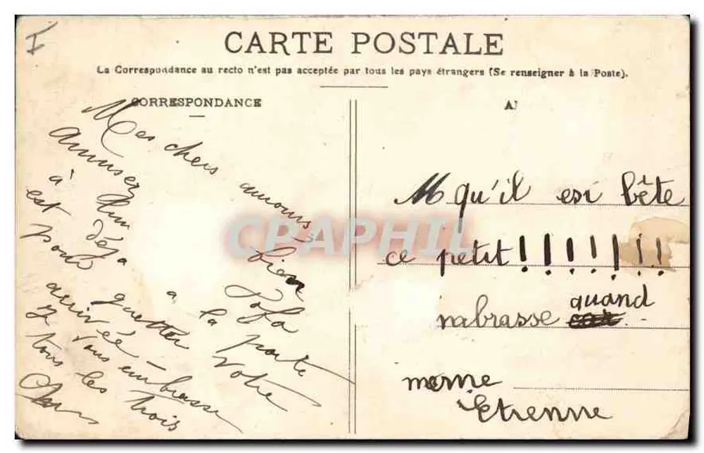 Toulon — As Cariatides de Puget, colocadas em 1657 — A. Bougault, n° 715 - Verso