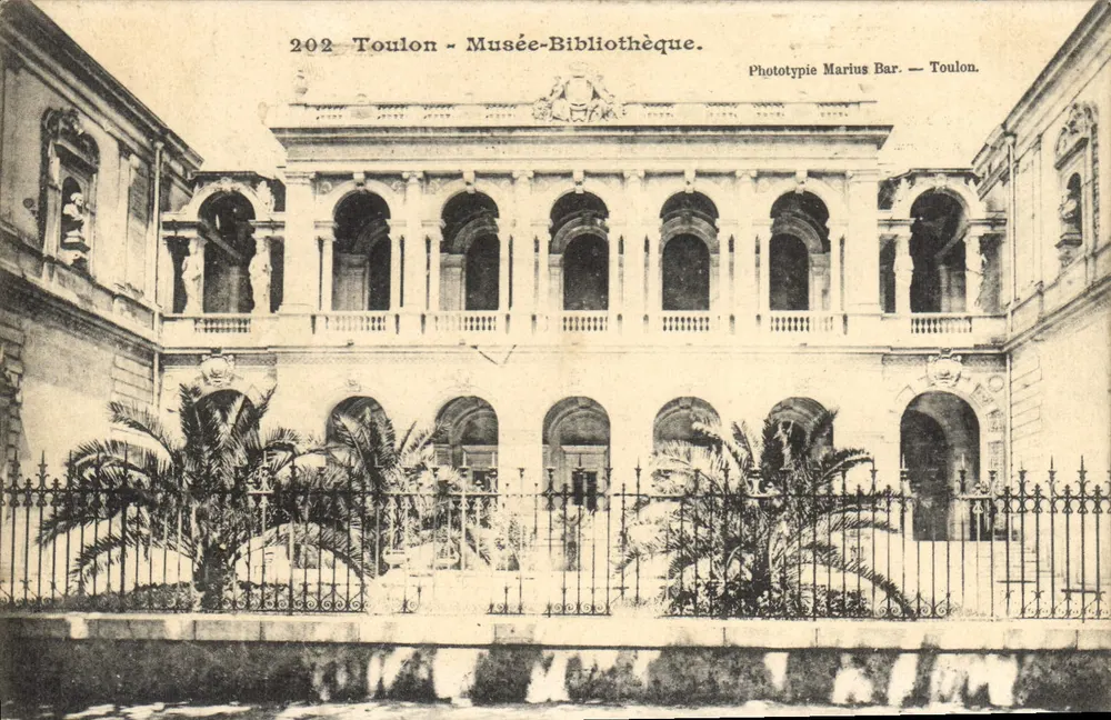 Toulon — Museu-Biblioteca — Fototipia Marius Bar — n° 202 - Frente