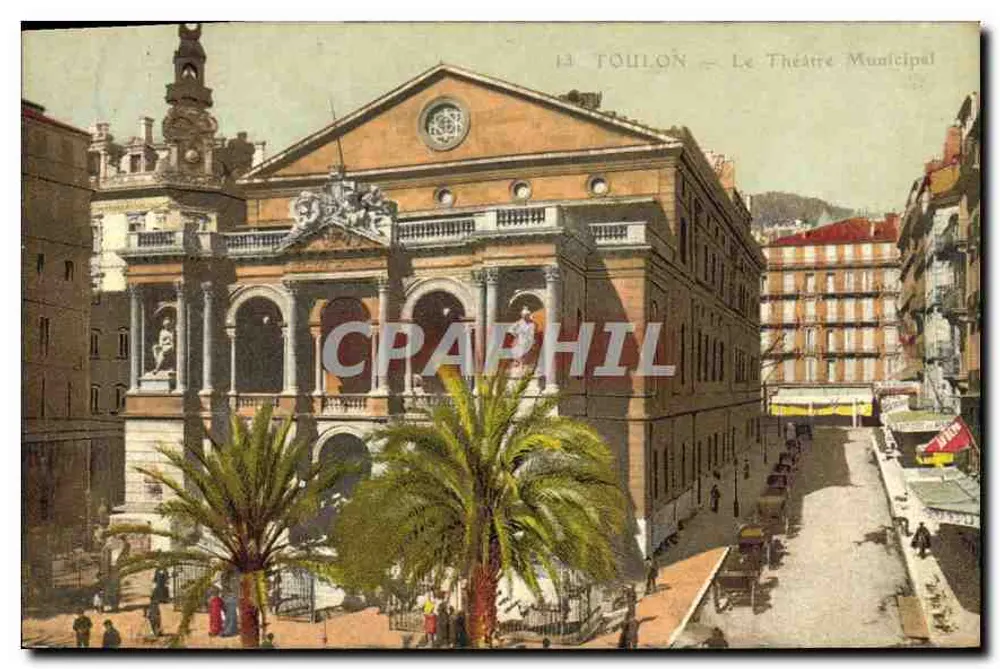 Toulon — Le Théâtre Municipal - Recto