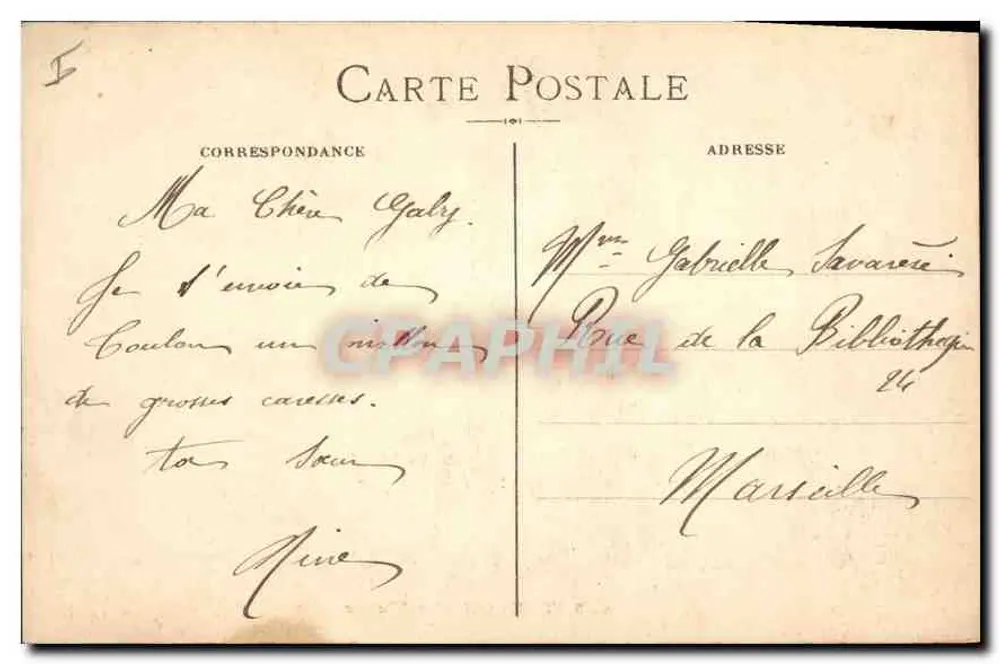 Toulon - O Museu — B.C. n° 156 - Verso