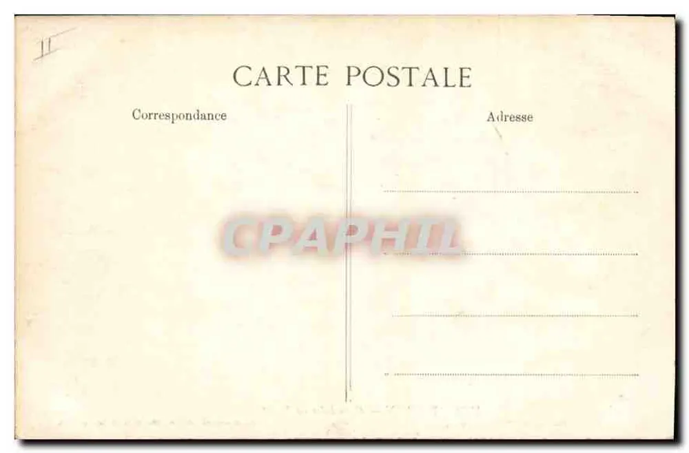 Toulon — Cariatides de Puget — Editor ELD, n° 1170 - Verso