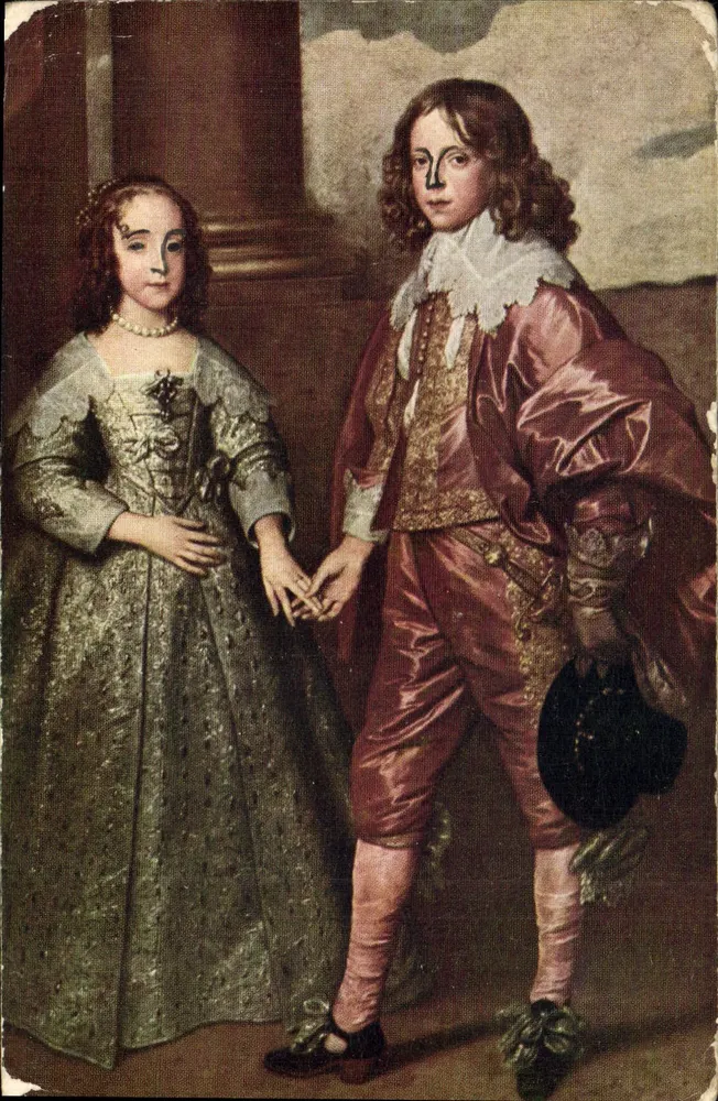 Princesse Marie Stuart et Prince Guillaume II d'Orange — Musée National Anthonie van Dijk - Recto