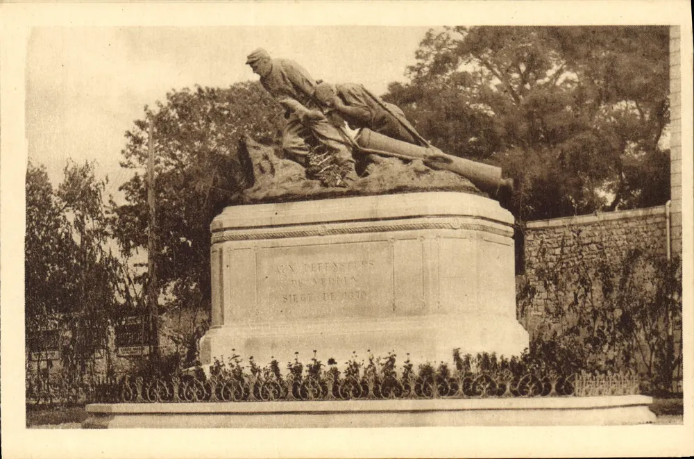 Verdun — Monumento del Sitio de 1870 — Edición V.G. - Anverso