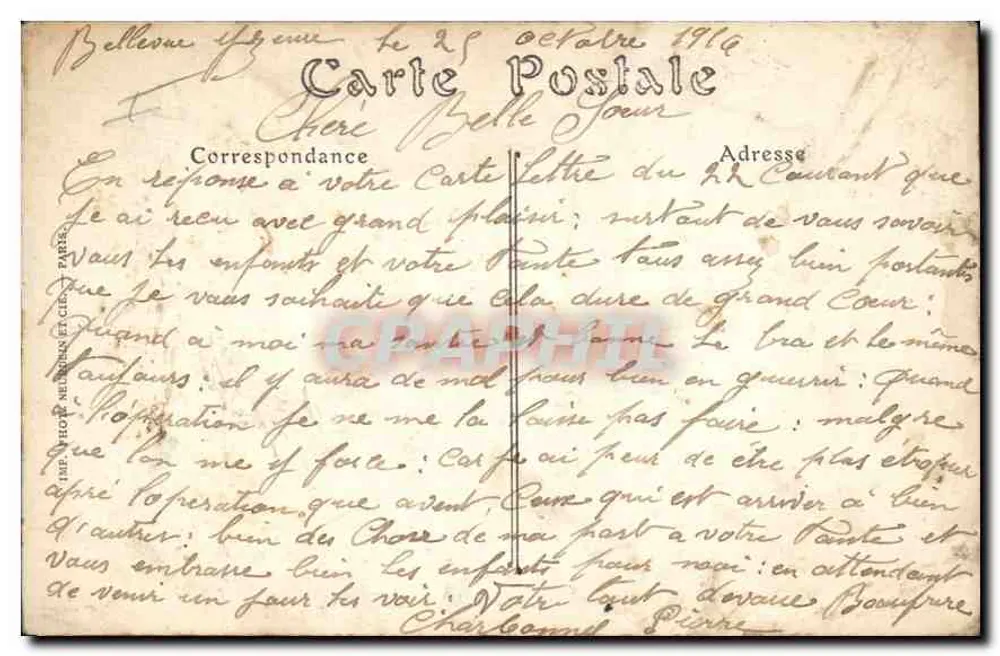 MOULINS — O Bairro Villars — ND. Fot. - Verso