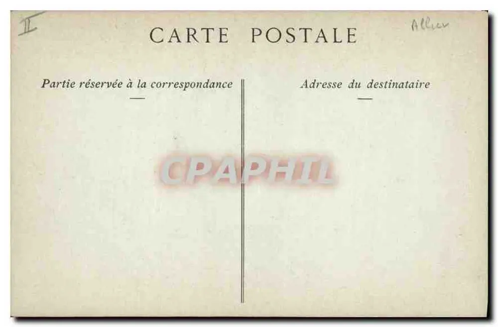 Moulins — Castelo dos Duques de Bourbon — Novas Galerias MATHIAUX Frères — n°24 - Verso