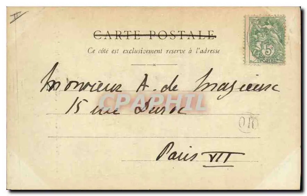 Abdij van Souvigny — Gezicht — B F. Chalon-sur-Saône, n°17 - Achterkant